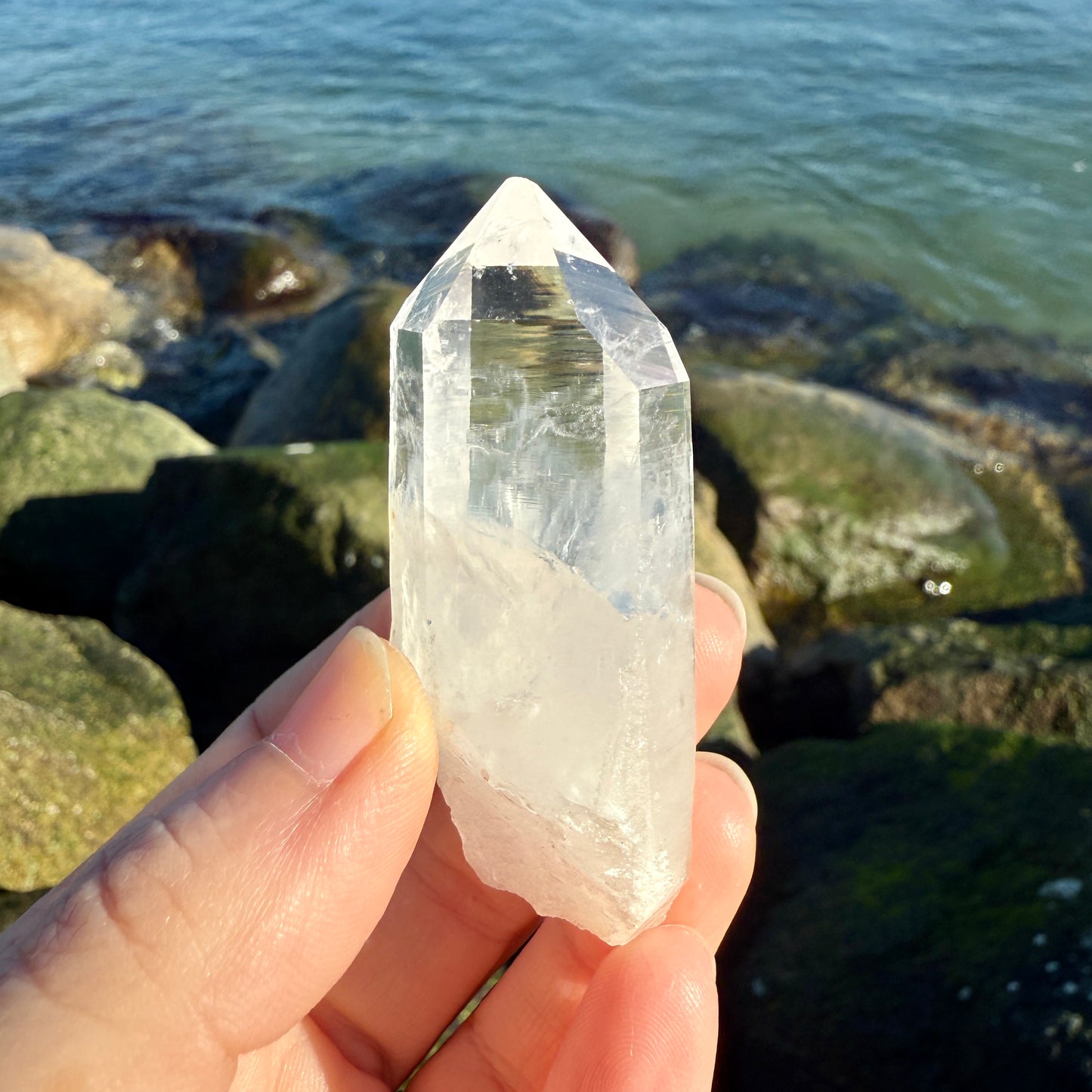 Lemurian Blue Smoke Phantom Quartz Crystal