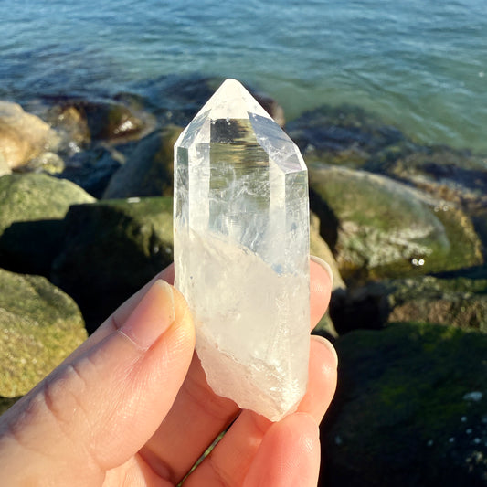 Lemurian Blue Smoke Phantom Quartz Crystal