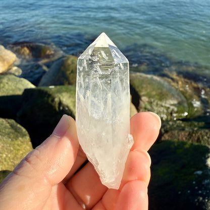 Lemurian Blue Smoke Phantom Quartz Crystal