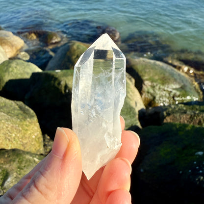 Lemurian Blue Smoke Phantom Quartz Crystal
