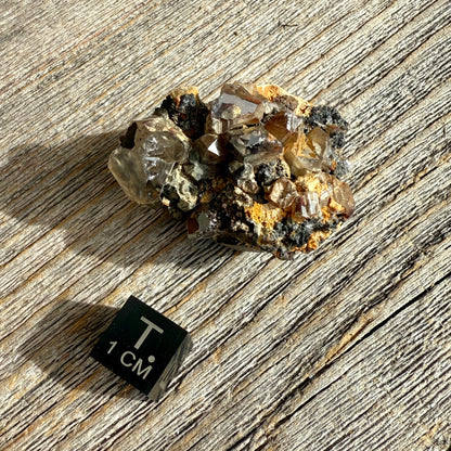 Cerussite with Barite and Galena - Raw Mineral Specimen