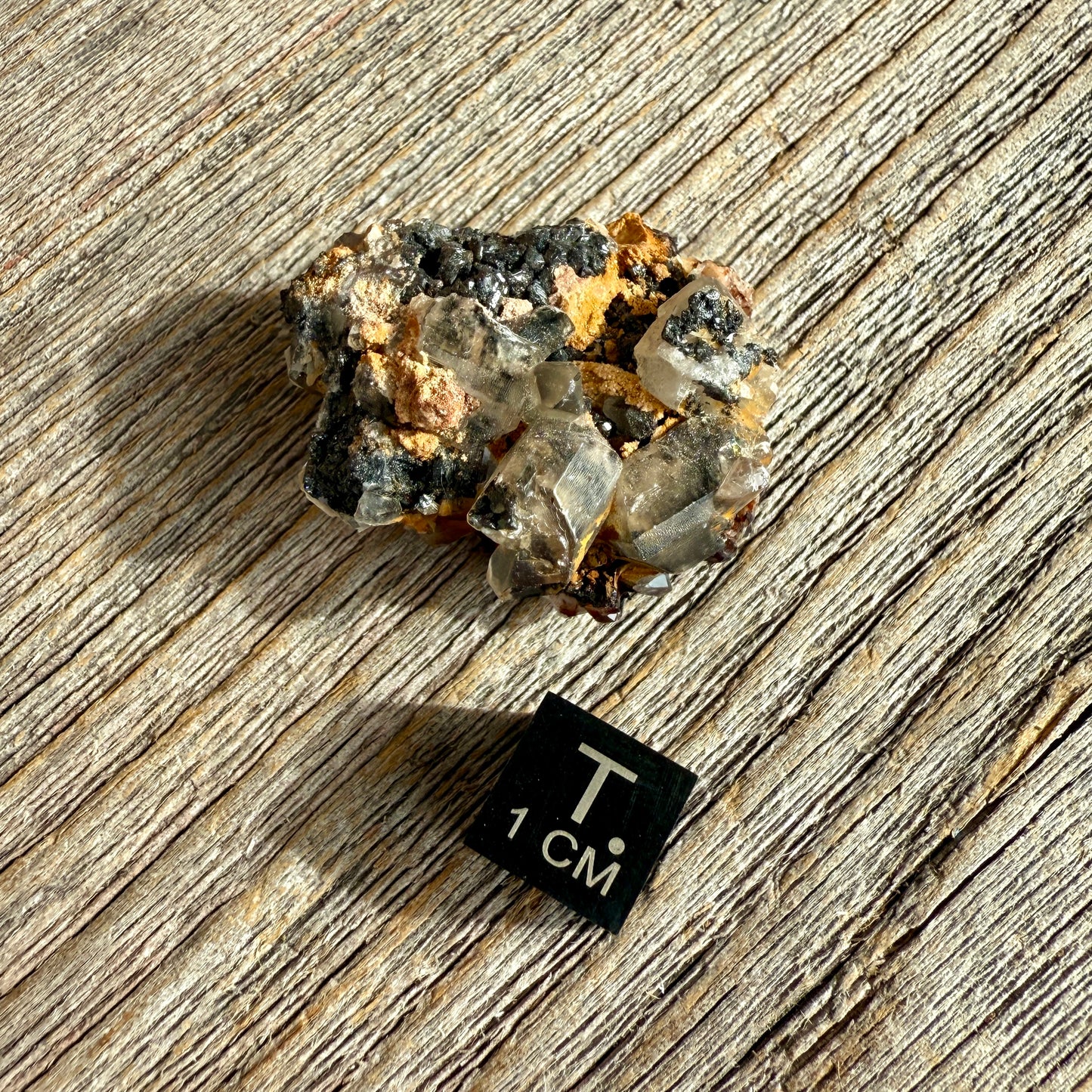 Cerussite with Barite and Galena - Raw Mineral Specimen