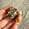 Cerussite with Barite and Galena - Raw Mineral Specimen