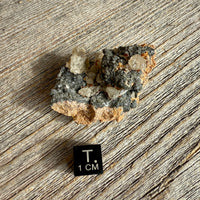 Cerussite with Barite and Galena - Raw Mineral Specimen