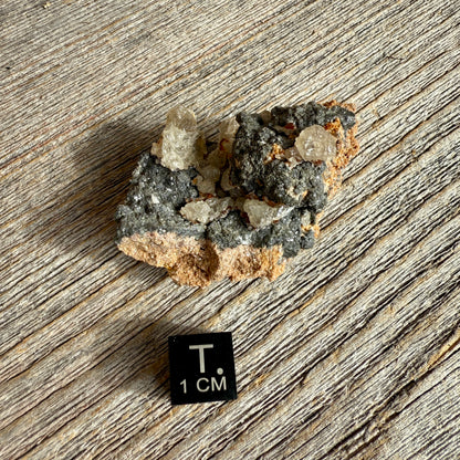 Cerussite with Barite and Galena - Raw Mineral Specimen