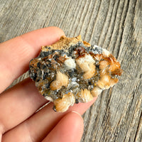 Cerussite with Barite and Galena - Raw Mineral Specimen