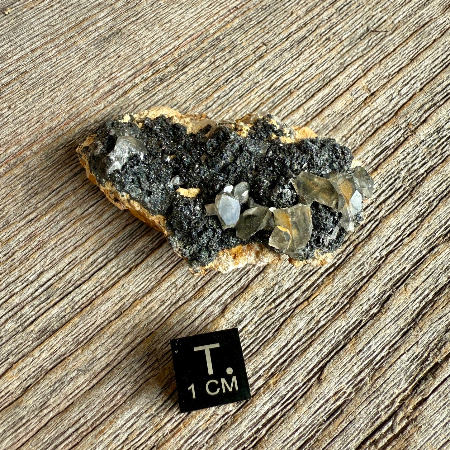 Cerussite with Barite and Galena - Raw Mineral Specimen