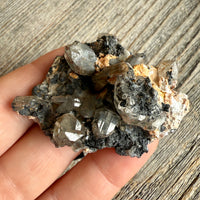 Cerussite with Barite and Galena - Raw Mineral Specimen