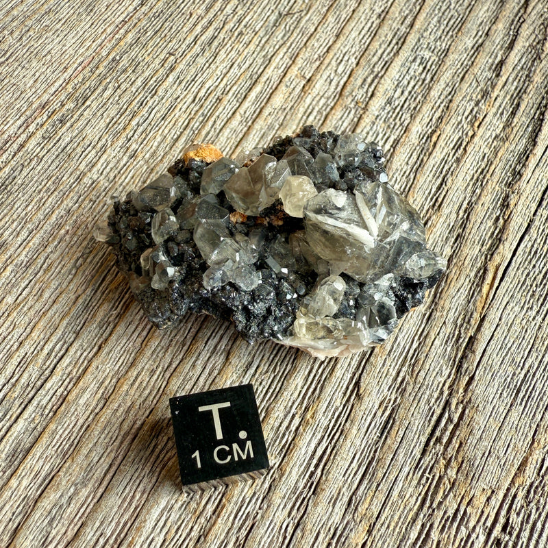 Cerussite with Barite and Galena - Raw Mineral Specimen
