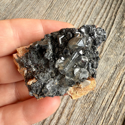 Cerussite with Barite and Galena - Raw Mineral Specimen