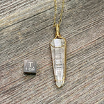 Lemurian Quartz Crystal Pendant