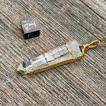 Lemurian Quartz Crystal Pendant