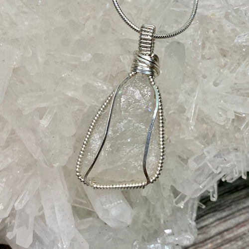 Petalite Crystal Pendant