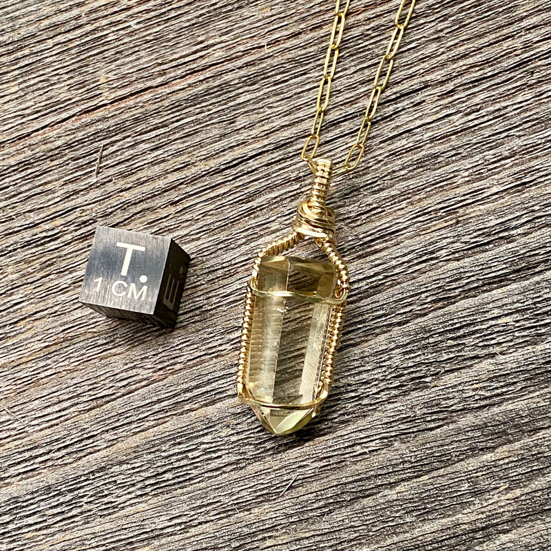 Citrine Crystal Pendant