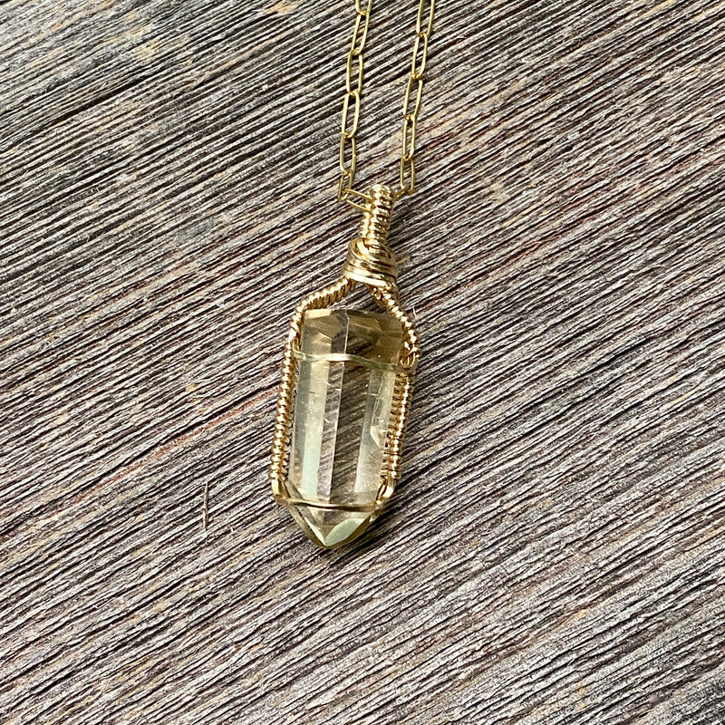 Citrine Crystal Pendant