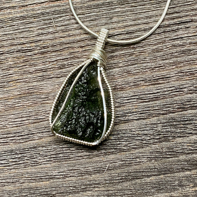 Moldavite Pendant