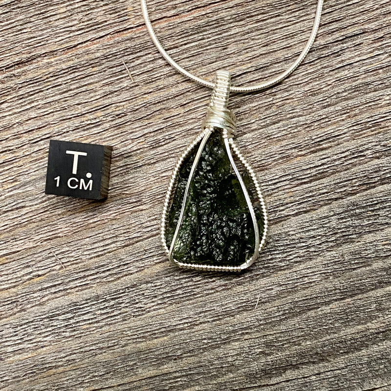 Moldavite Pendant