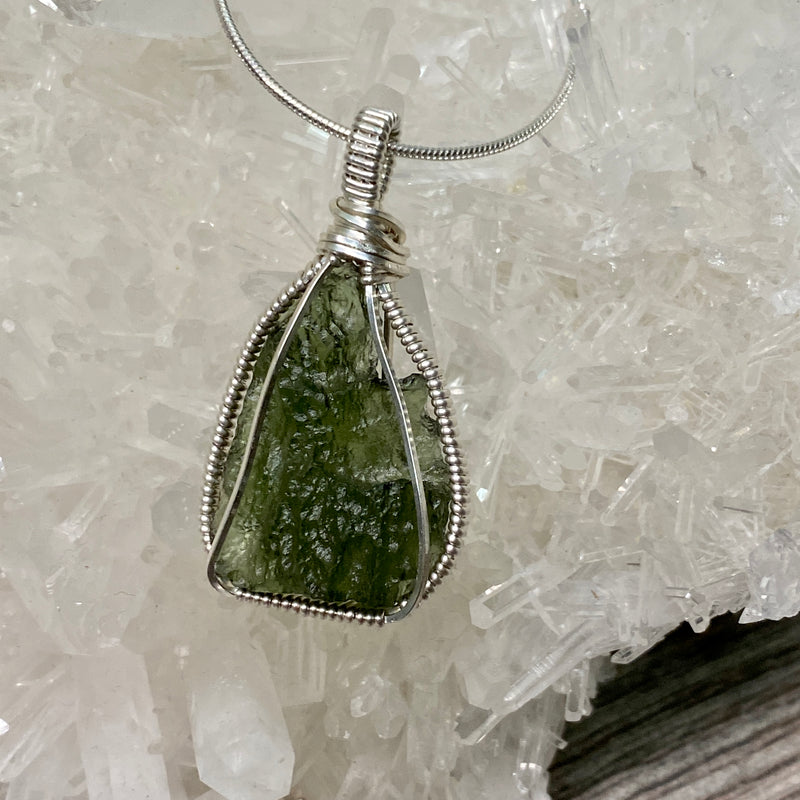 Moldavite Pendant