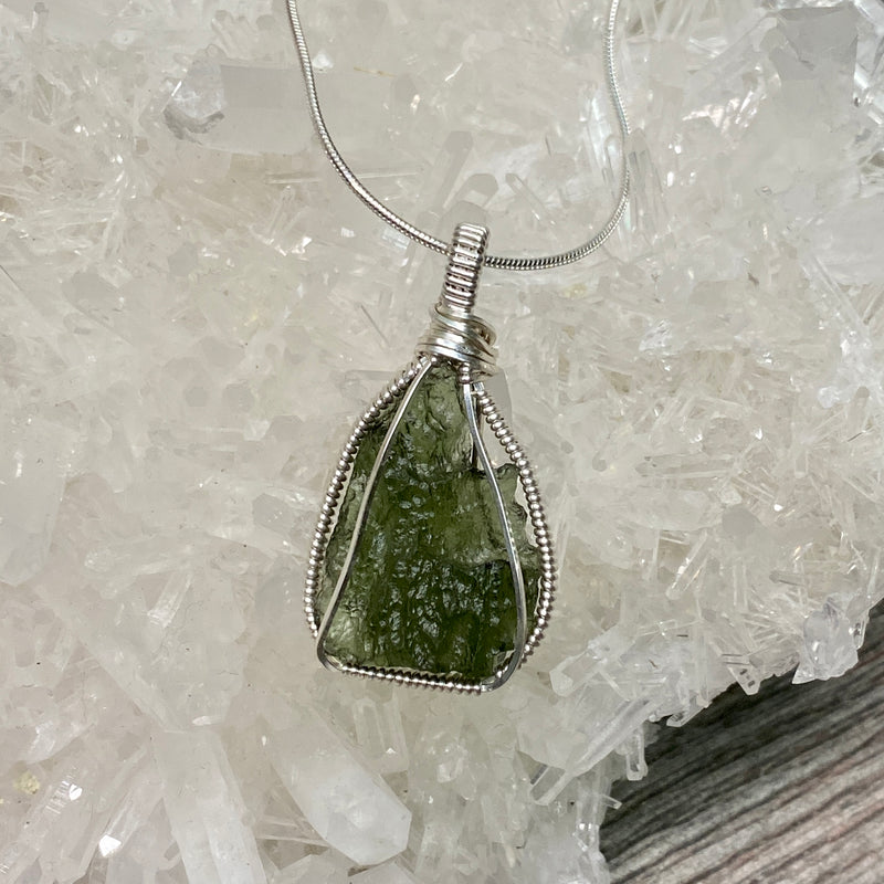 Moldavite Pendant