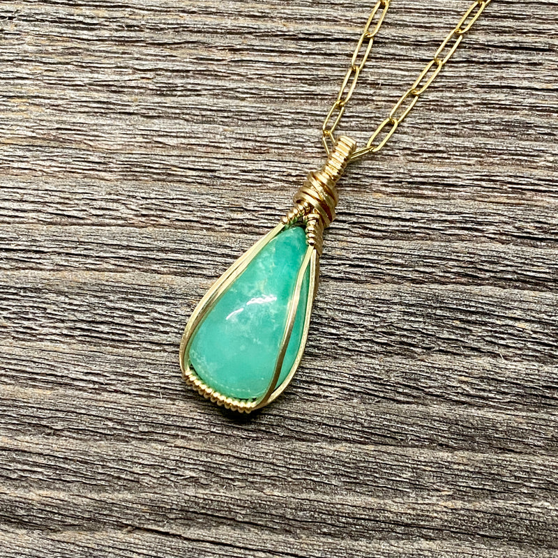 Chrysoprase Pendant