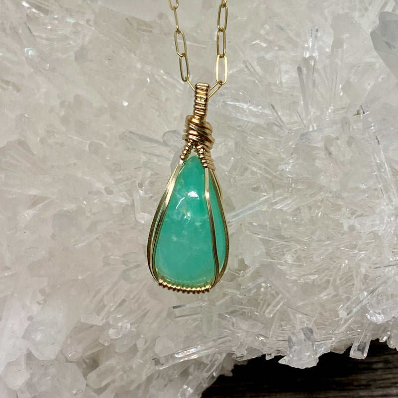 Chrysoprase Pendant