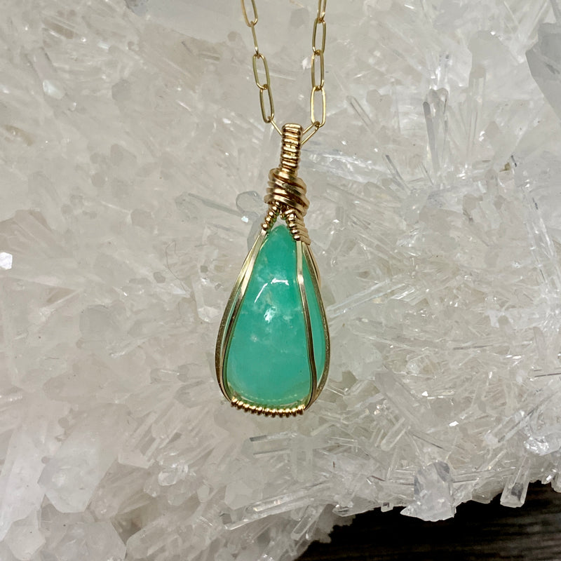 Chrysoprase Pendant