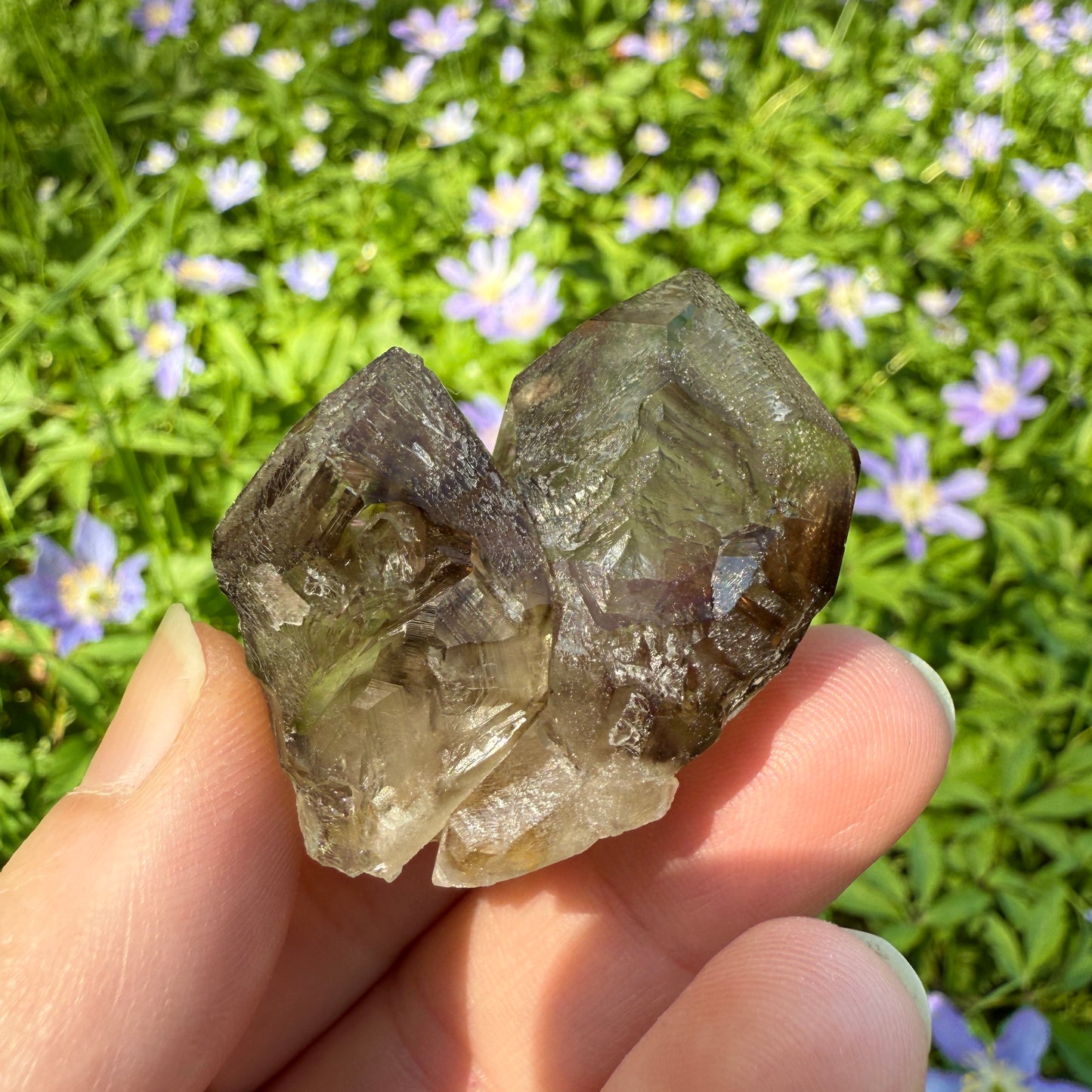 Elestial Smoky Quartz Crystal