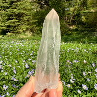 Lemurian Quartz Crystal with Future Time-Link Portal