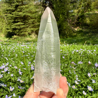 Lemurian Quartz Crystal with Future Time-Link Portal