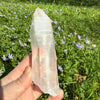 Lemurian Quartz Crystal with Future Time-Link Portal