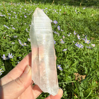 Lemurian Quartz Crystal with Future Time-Link Portal