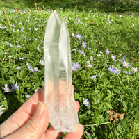 Lemurian Quartz Crystal with Future Time-Link Portal