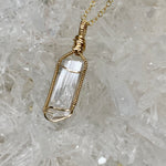 Danburite Crystal Pendant