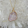 Kunzite Crystal Pendant