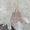 Kunzite Crystal Pendant