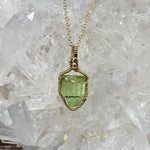Peridot Crystal Pendant