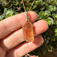 Imperial Topaz Crystal Pendant