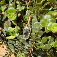 Tibetan Quartz Crystal Pendant