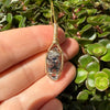 Tibetan Quartz Crystal Pendant