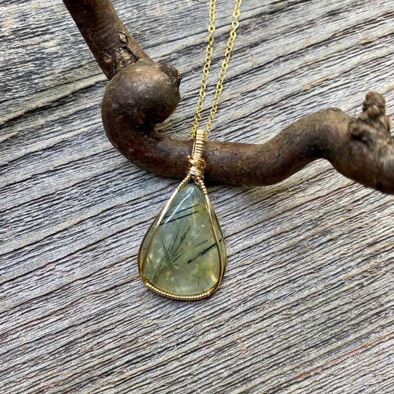 Prehnite Pendant