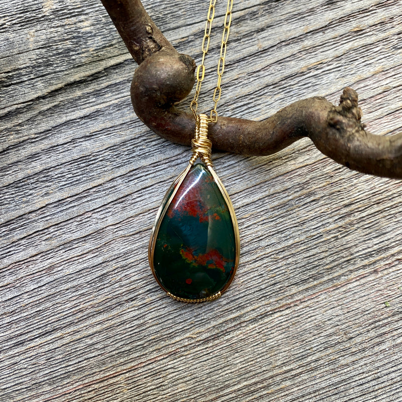 Bloodstone Pendant