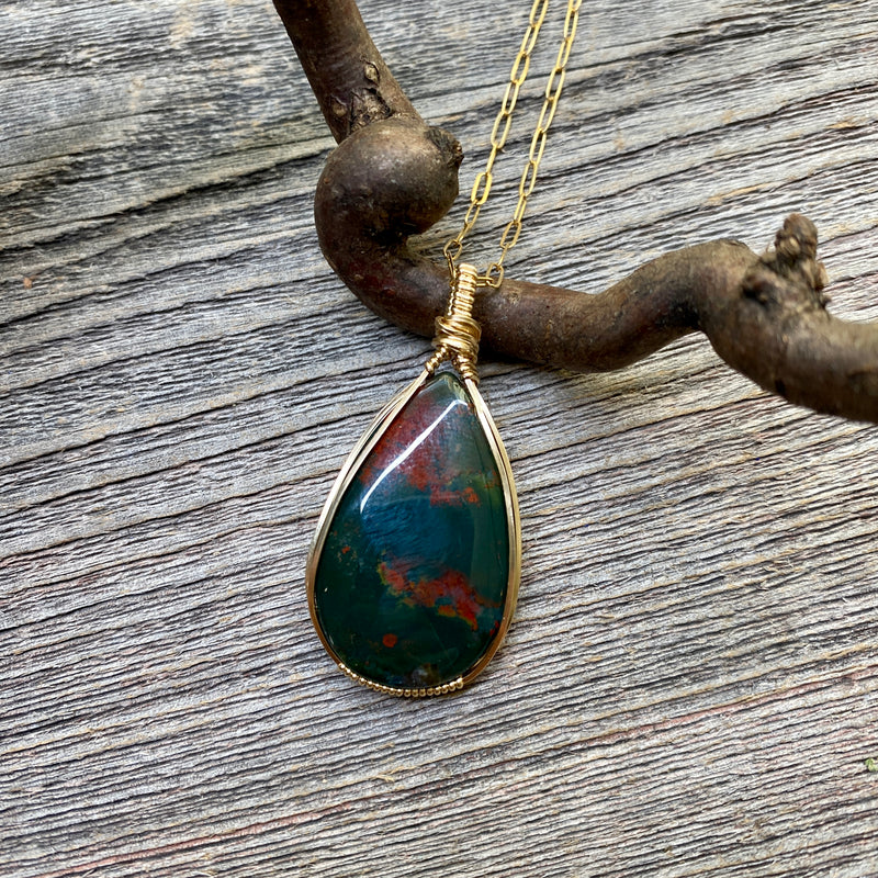 Bloodstone Pendant