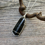 Black Tourmaline Crystal Pendant