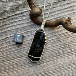 Black Tourmaline Crystal Pendant