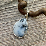 Dendritic Agate Merlinite Pendant