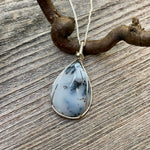 Dendritic Agate Merlinite Pendant