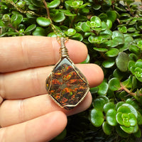 Ammolite Pendant - Imperial Double Sided