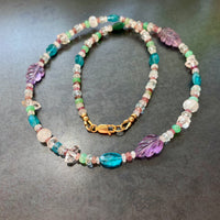 "Blossoming Gems" Multi-Gemstone Necklace