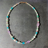 "Blossoming Gems" Multi-Gemstone Necklace