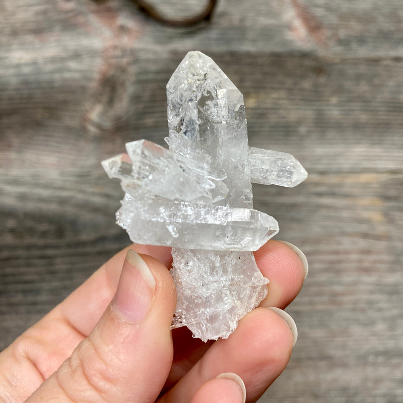 Lemurian Quartz Bridge Crystal Cluster - 214